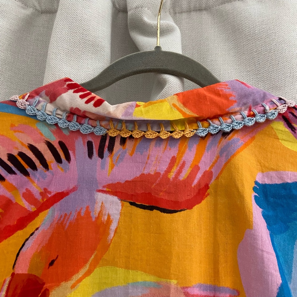 FARM Rio Colorful Abstract Crop Top - Picture 5 of 5